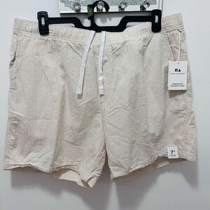 The Academy Brand Men's Beige Athletic Shorts